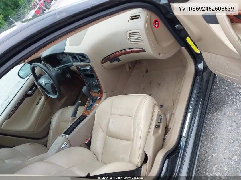 2006 Volvo S60 2.5T VIN: YV1RS592462503539 Lot: 42513481