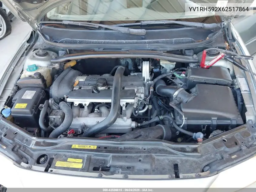 2006 Volvo S60 2.5T VIN: YV1RH592X62517864 Lot: 42586815