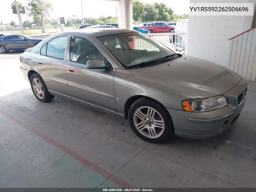 2006 Volvo S60 2.5T VIN: YV1RS592262506696 Lot: 42601838