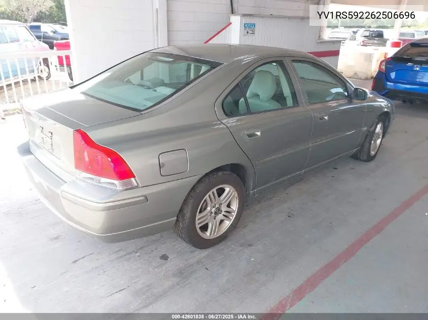 2006 Volvo S60 2.5T VIN: YV1RS592262506696 Lot: 42601838