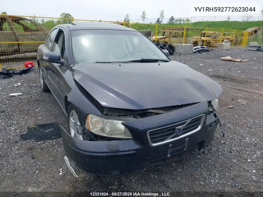 2007 Volvo S60 2.5T VIN: YV1RH592772623044 Lot: 12321024