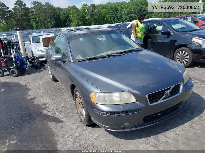 2007 Volvo S60 2.5T VIN: YV1RS592172600862 Lot: 42229771