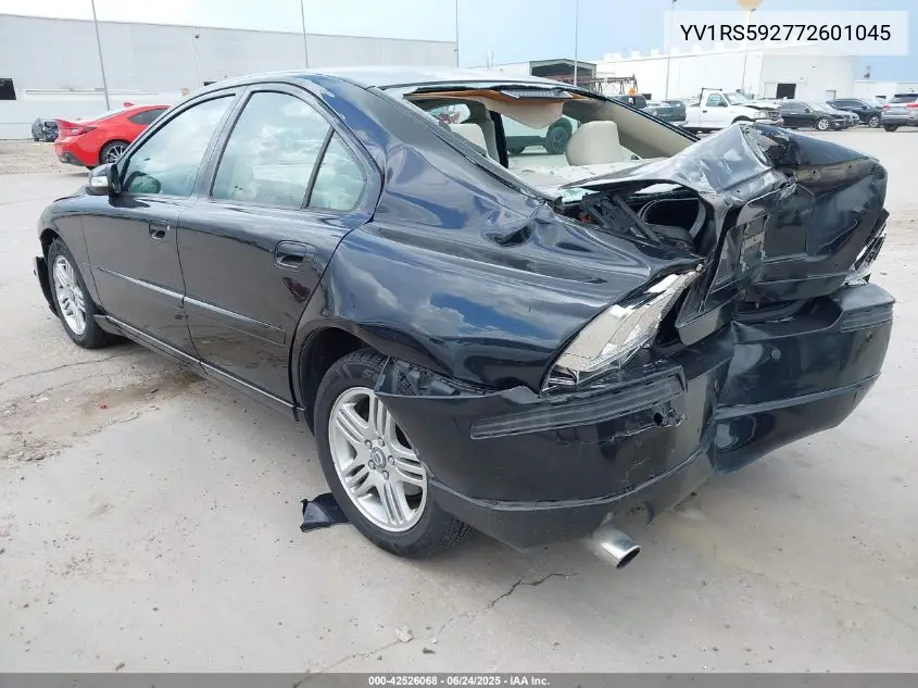 2007 Volvo S60 2.5T VIN: YV1RS592772601045 Lot: 42526068