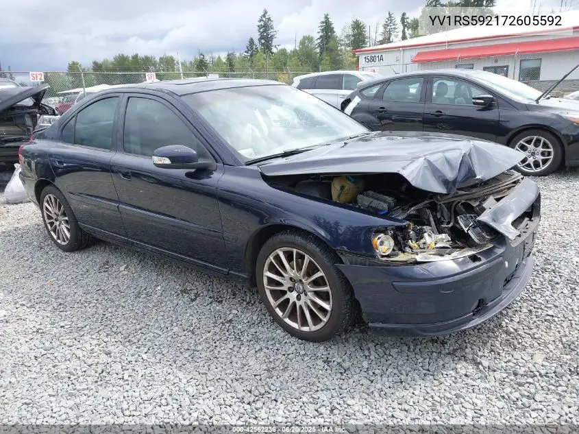 2007 Volvo S60 2.5T VIN: YV1RS592172605592 Lot: 42562236
