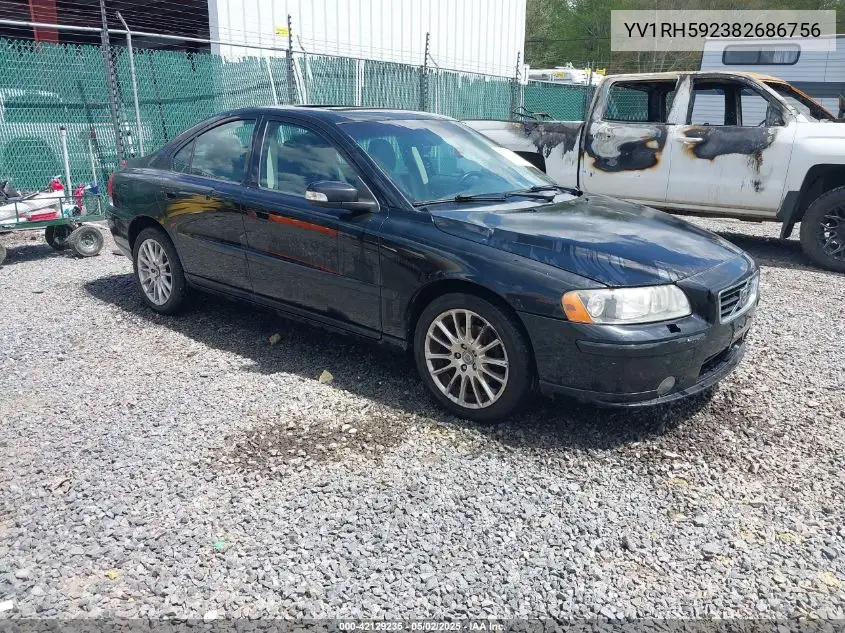 2008 Volvo S60 2.5T VIN: YV1RH592382686756 Lot: 42129235