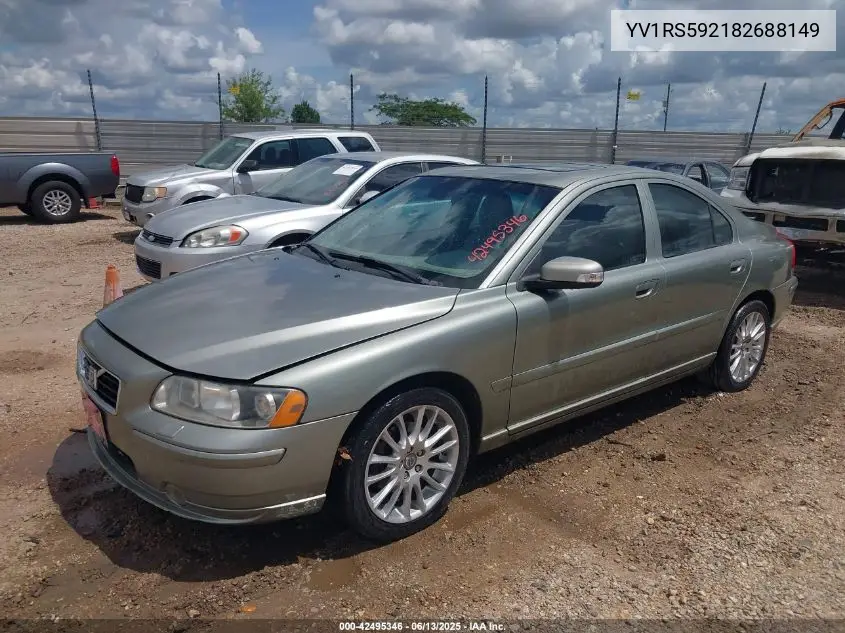 2008 Volvo S60 2.5T VIN: YV1RS592182688149 Lot: 42495346