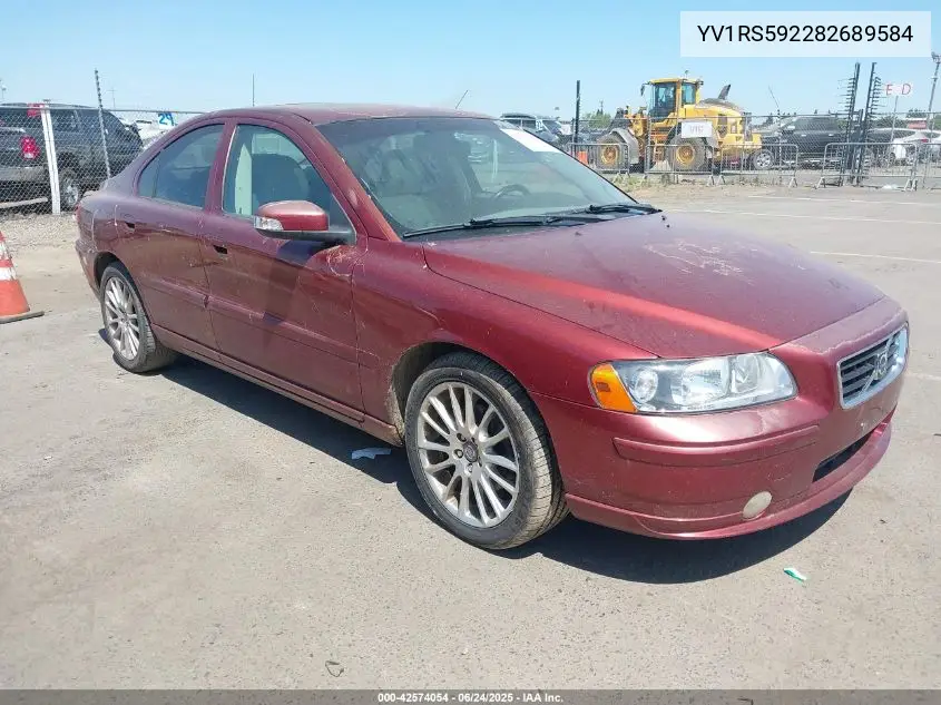 2008 Volvo S60 2.5T VIN: YV1RS592282689584 Lot: 42574054