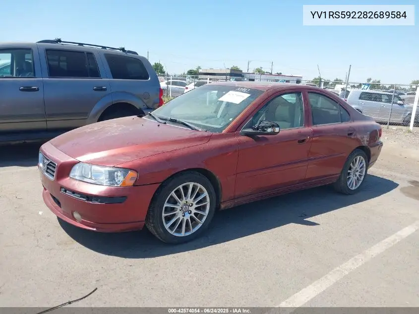 2008 Volvo S60 2.5T VIN: YV1RS592282689584 Lot: 42574054