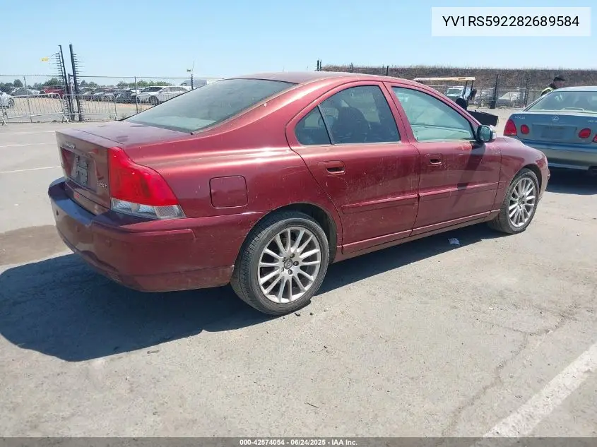 2008 Volvo S60 2.5T VIN: YV1RS592282689584 Lot: 42574054