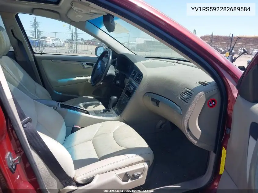 2008 Volvo S60 2.5T VIN: YV1RS592282689584 Lot: 42574054