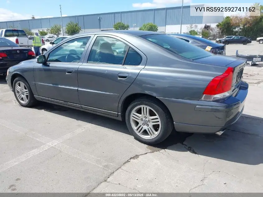 2009 Volvo S60 2.5T/2.5T Special Edition VIN: YV1RS592592741162 Lot: 42235802