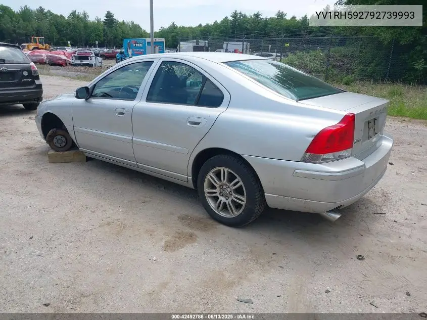 2009 Volvo S60 2.5T/2.5T Special Edition VIN: YV1RH592792739993 Lot: 42492786