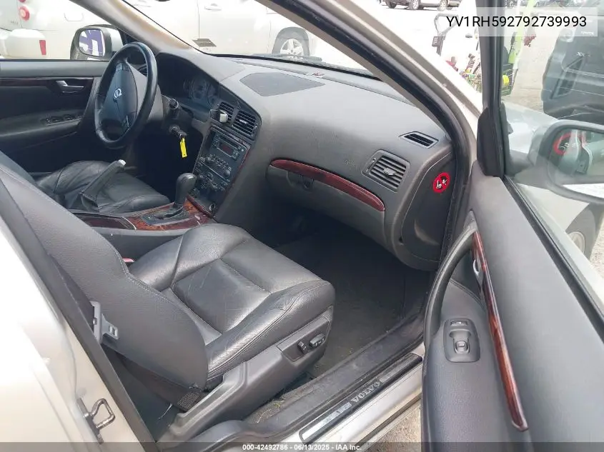 2009 Volvo S60 2.5T/2.5T Special Edition VIN: YV1RH592792739993 Lot: 42492786