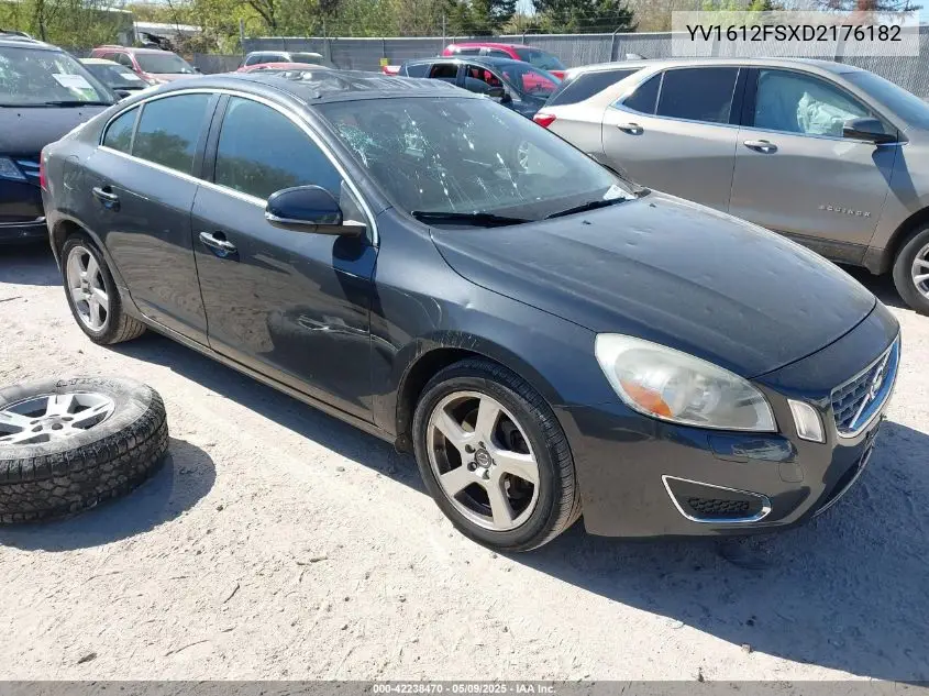 2013 Volvo S60 T5/T5 Platinum/T5 Premier/T5 Premier Plus VIN: YV1612FSXD2176182 Lot: 42238470