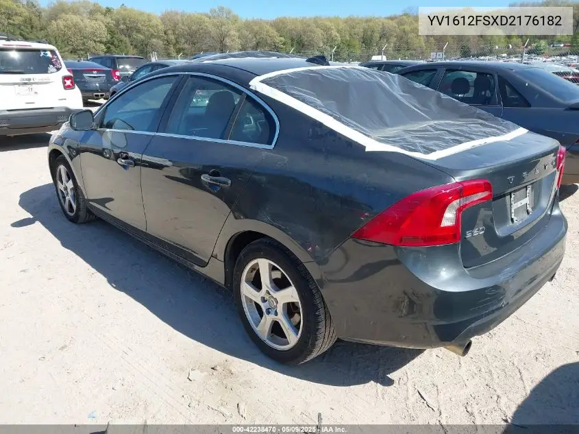 2013 Volvo S60 T5/T5 Platinum/T5 Premier/T5 Premier Plus VIN: YV1612FSXD2176182 Lot: 42238470