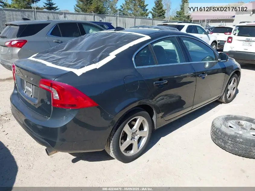 2013 Volvo S60 T5/T5 Platinum/T5 Premier/T5 Premier Plus VIN: YV1612FSXD2176182 Lot: 42238470