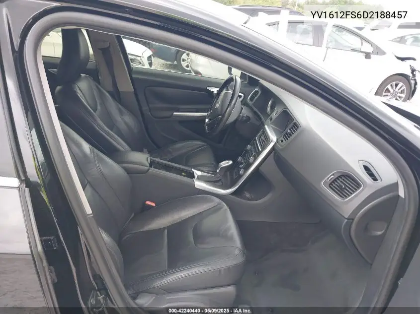 2013 Volvo S60 T5 VIN: YV1612FS6D2188457 Lot: 42240440