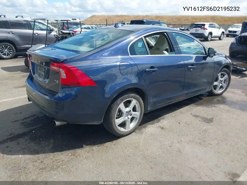 2013 Volvo S60 T5 Platinum VIN: YV1612FS6D2195232 Lot: 42260165