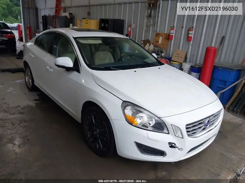 2013 Volvo S60 T5 VIN: YV1612FSXD2196030 Lot: 42316170