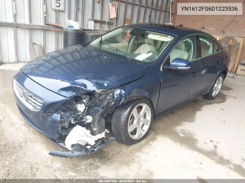 2013 Volvo S60 VIN: YN1612FS6D1223536 Lot: 42597858