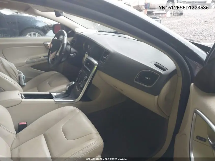 2013 Volvo S60 VIN: YN1612FS6D1223536 Lot: 42597858