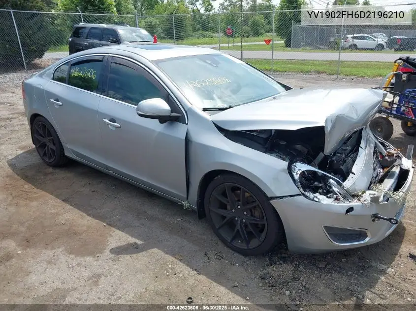 2013 Volvo S60 T6 VIN: YV1902FH6D2196210 Lot: 42623606