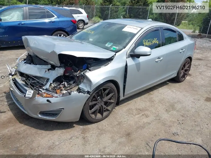 2013 Volvo S60 T6 VIN: YV1902FH6D2196210 Lot: 42623606