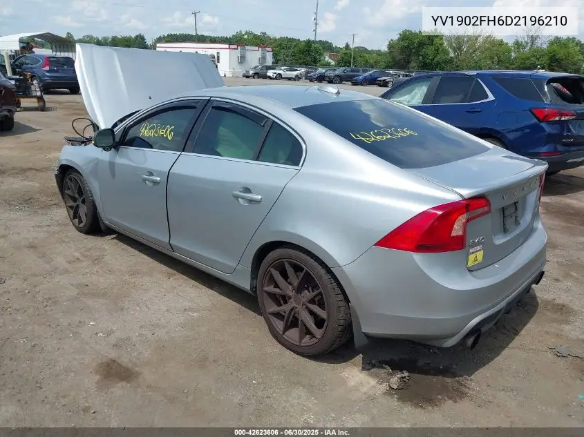 2013 Volvo S60 T6 VIN: YV1902FH6D2196210 Lot: 42623606