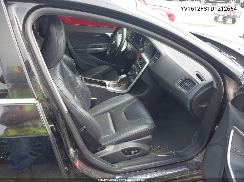 2013 Volvo S60 T5/T5 Platinum/T5 Premier/T5 Premier Plus VIN: YV1612FS1D1212654 Lot: 42650834