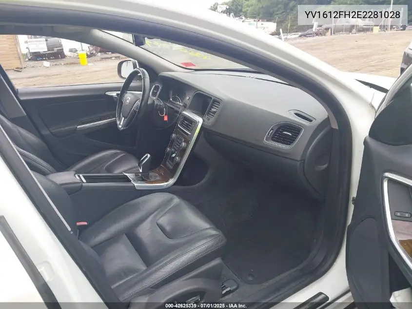 2014 Volvo S60 T5 VIN: YV1612FH2E2281028 Lot: 42625339