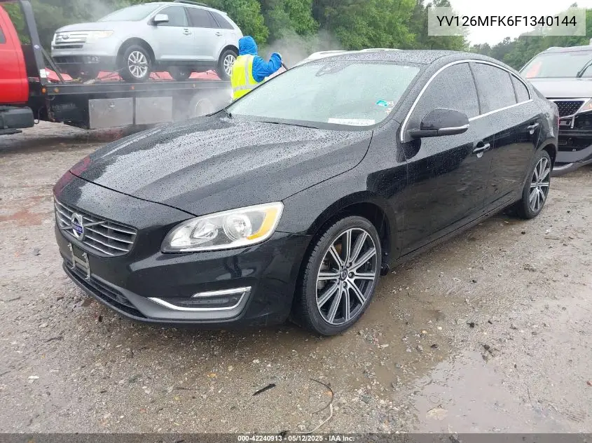 yv126mfk6f1340144 YV126MFK6F1340144 2015 Volvo S60 T5 Premier