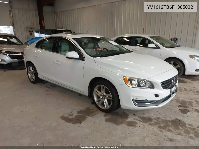 2015 Volvo S60 T5 Premier VIN: YV1612TB6F1305032 Lot: 42606749