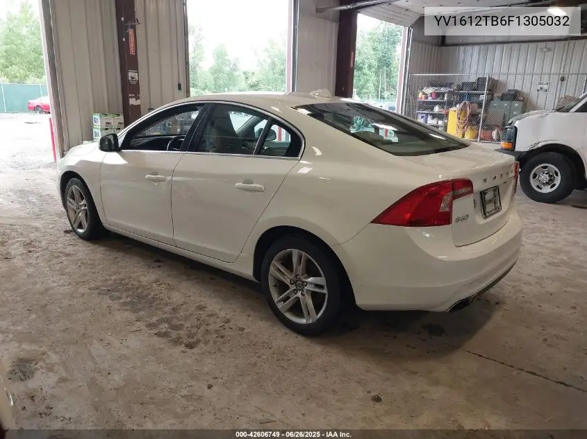 2015 Volvo S60 T5 Premier VIN: YV1612TB6F1305032 Lot: 42606749
