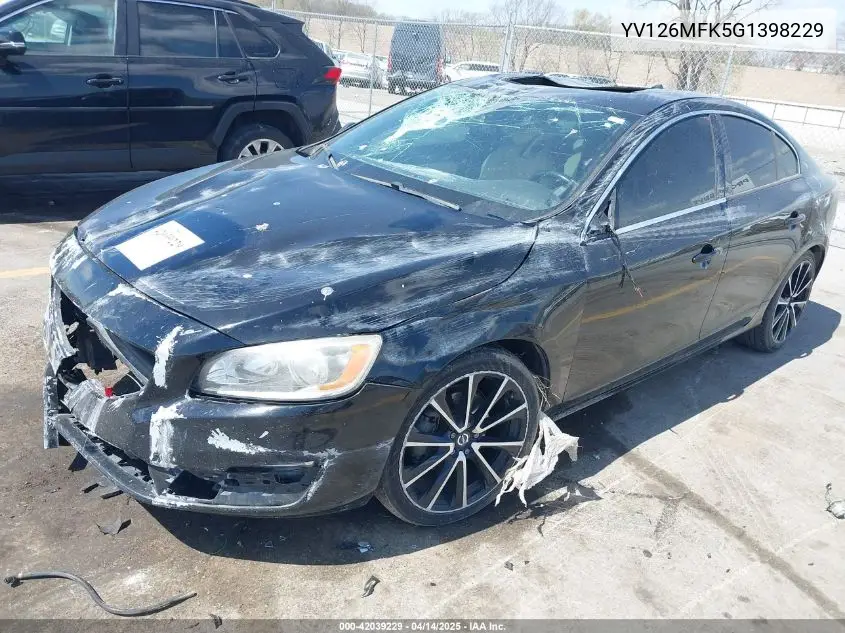 2016 Volvo S60 T5 Drive-E Premier VIN: YV126MFK5G1398229 Lot: 42039229