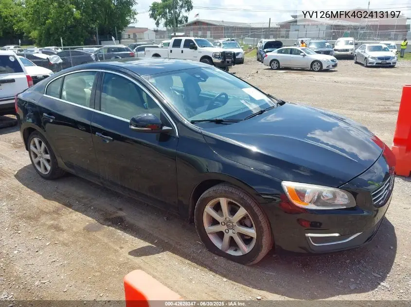 2016 Volvo S60 T5 Drive-E Premier VIN: YV126MFK4G2413197 Lot: 42628347