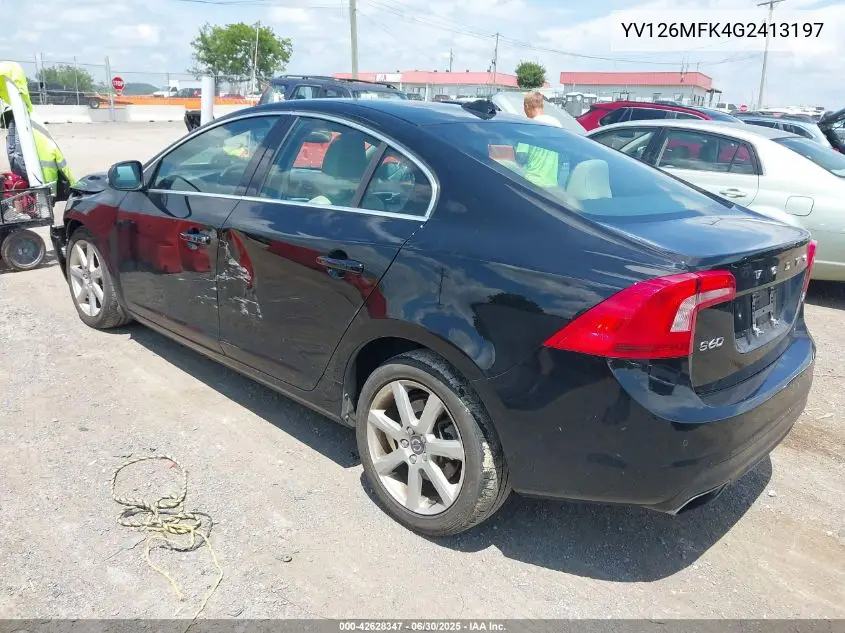 2016 Volvo S60 T5 Drive-E Premier VIN: YV126MFK4G2413197 Lot: 42628347