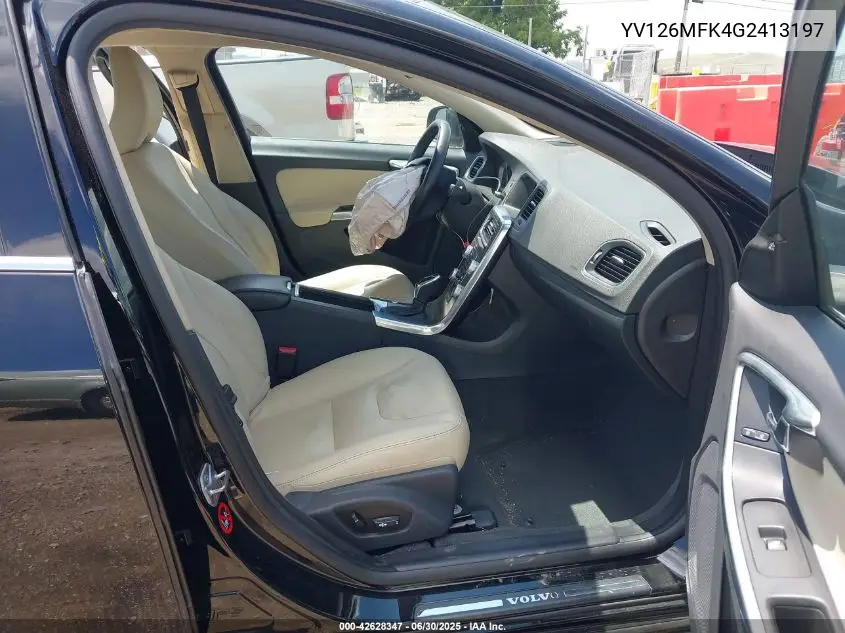 2016 Volvo S60 T5 Drive-E Premier VIN: YV126MFK4G2413197 Lot: 42628347