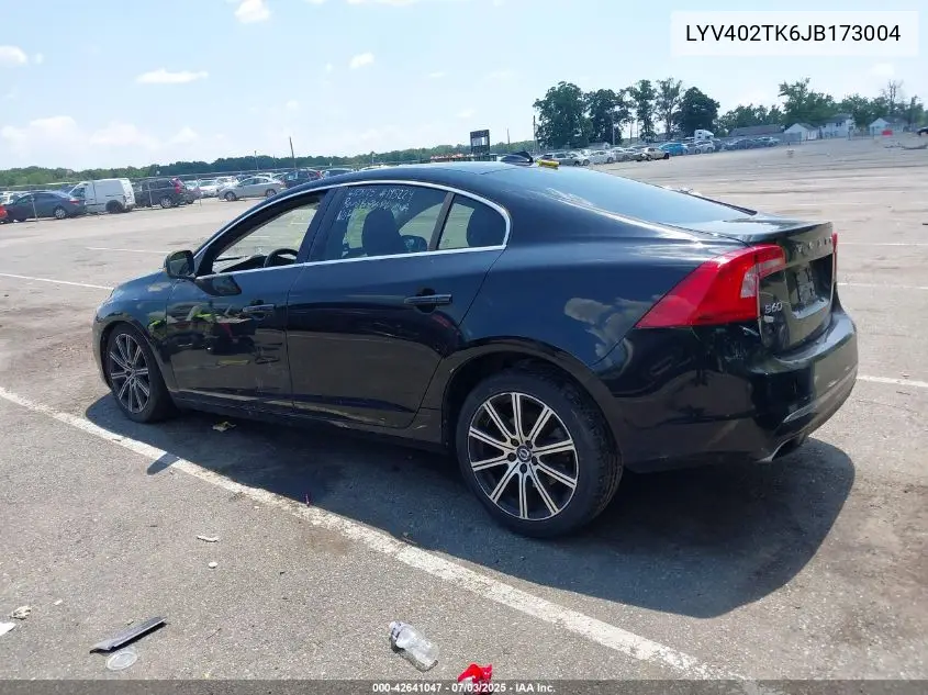 2018 Volvo S60 Inscription T5 VIN: LYV402TK6JB173004 Lot: 42641047