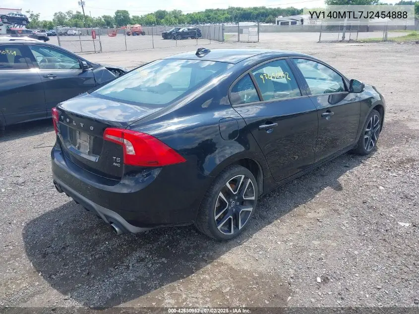 2018 Volvo S60 T5 Dynamic VIN: YV140MTL7J2454888 Lot: 42650952