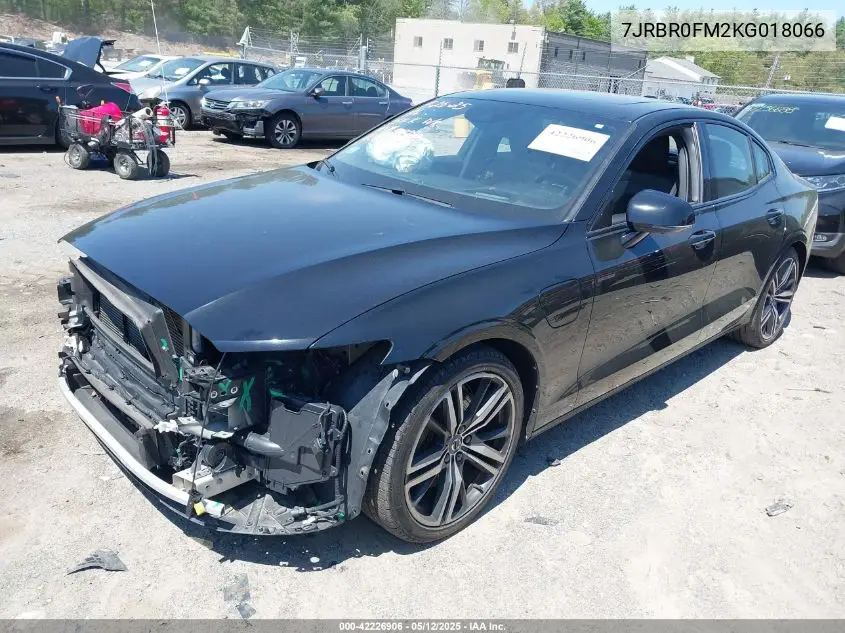 2019 Volvo S60 Hybrid T8 R-Design VIN: 7JRBR0FM2KG018066 Lot: 42226906