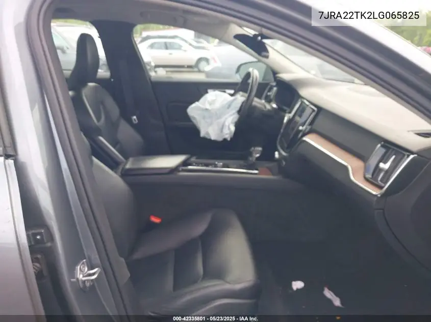 2020 Volvo S60 T6 Momentum VIN: 7JRA22TK2LG065825 Lot: 42335801