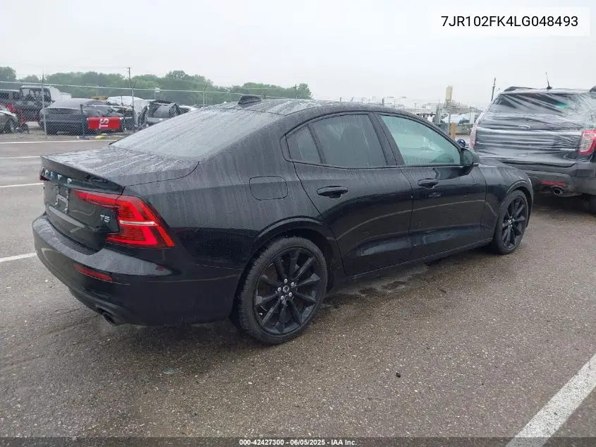 2020 Volvo S60 T5 Momentum VIN: 7JR102FK4LG048493 Lot: 42427300