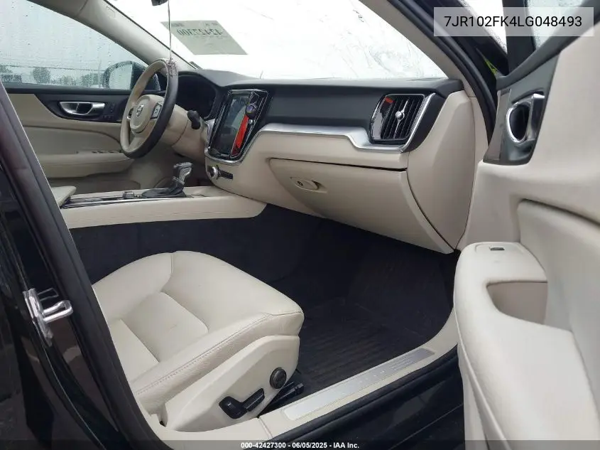2020 Volvo S60 T5 Momentum VIN: 7JR102FK4LG048493 Lot: 42427300