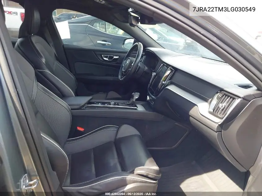 2020 Volvo S60 T6 R-Design VIN: 7JRA22TM3LG030549 Lot: 42502264