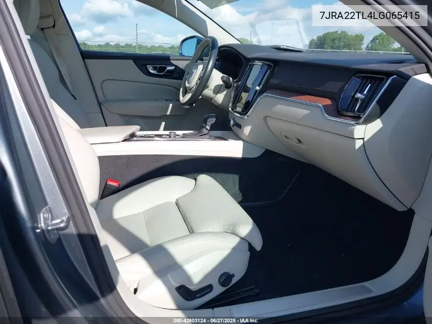 2020 Volvo S60 T6 Inscription VIN: 7JRA22TL4LG065415 Lot: 42603124