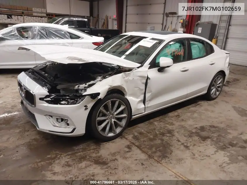 2021 Volvo S60 T5 Momentum VIN: 7JR102FK7MG102659 Lot: 41796661