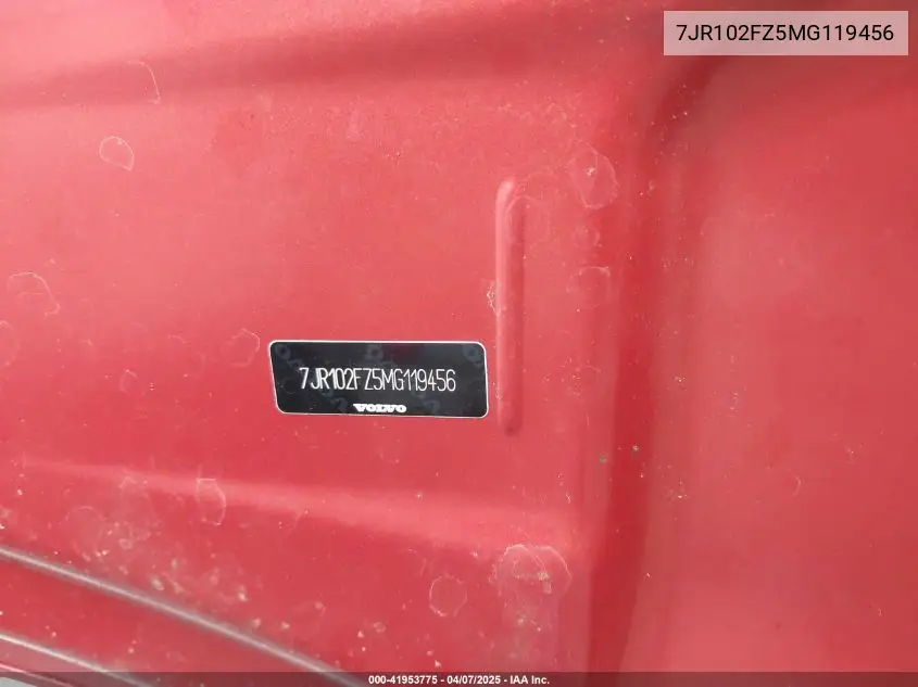 2021 Volvo S60 T5 Momentum VIN: 7JR102FZ5MG119456 Lot: 41953775