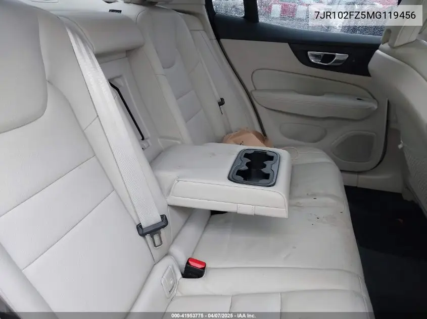 2021 Volvo S60 T5 Momentum VIN: 7JR102FZ5MG119456 Lot: 41953775