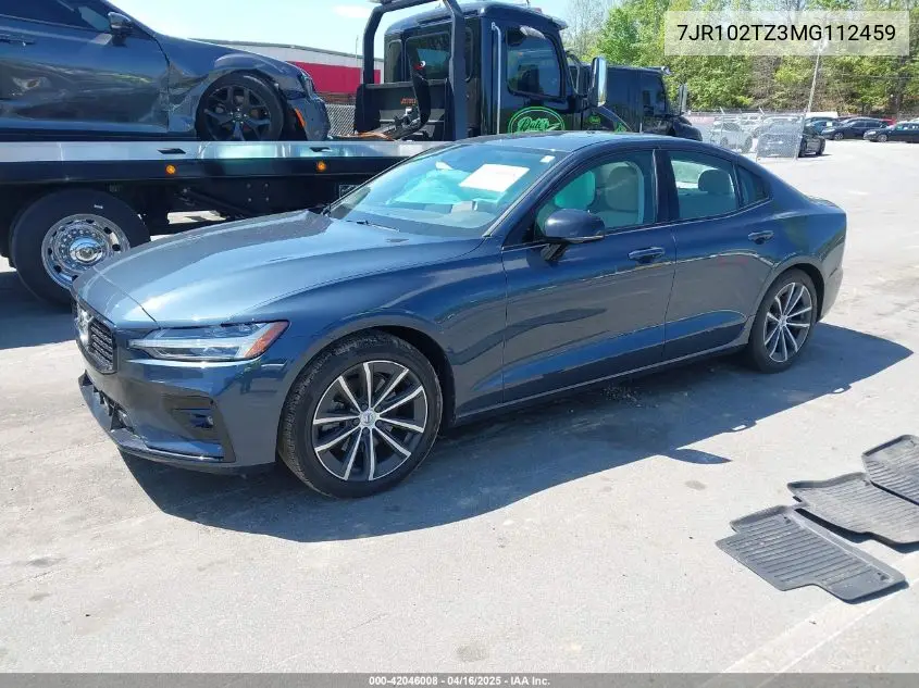 2021 Volvo S60 T5 Momentum VIN: 7JR102TZ3MG112459 Lot: 42046008