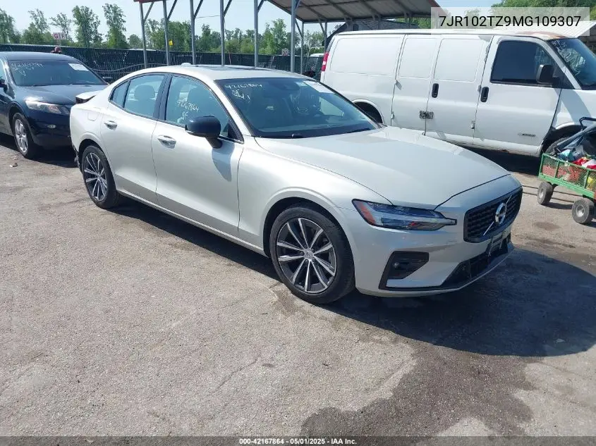2021 Volvo S60 T5 Momentum VIN: 7JR102TZ9MG109307 Lot: 42167864